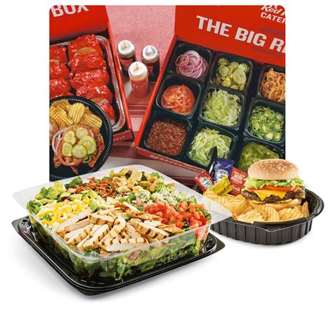 The model was the perfect idea offer a BYOB (Build Your Own Burger) menu, with the option of beef or chicken, along with 13. . Red robin catering menu